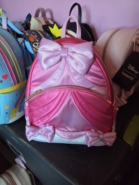 Loungefly Cinderella Pink Bow Mini Backpack